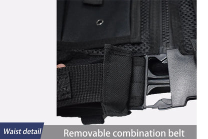 Tactical Vest Combat Gear Molle Protective Vest with Holster