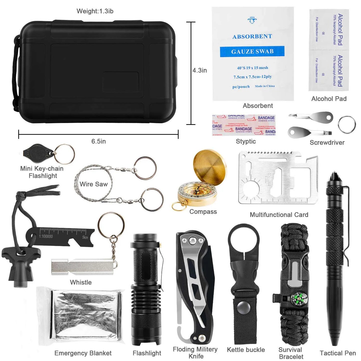 Survival Kit Full set with or without knife