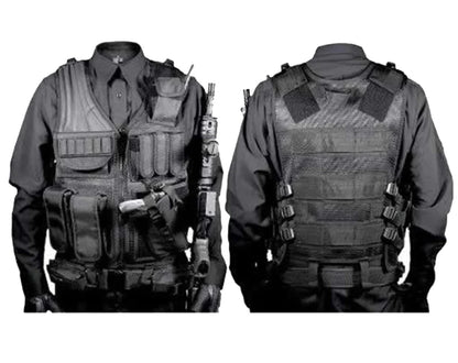 Tactical Vest Combat Gear Molle Protective Vest with Holster