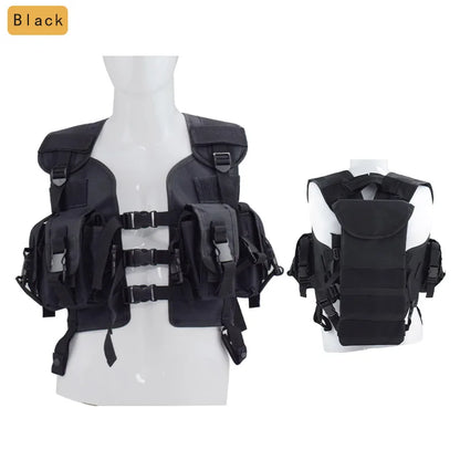 Tactical Vest Combat with Water Bag Pouch