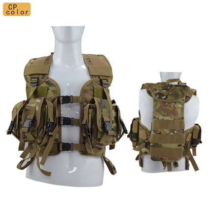 Tactical Vest Combat with Water Bag Pouch