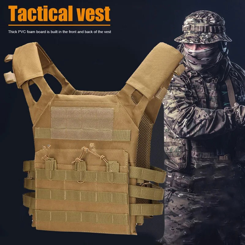 600D Tactical Vest Molle Plate Carrier Magazine Protective Vest