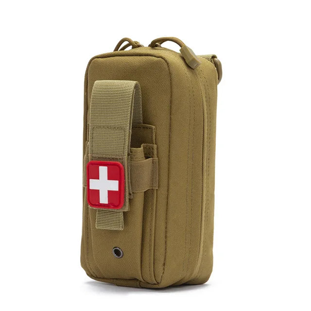 First Aid Kit Tourniquet Molle Survival Set Pouch Medical Gear Scissors Go Bag