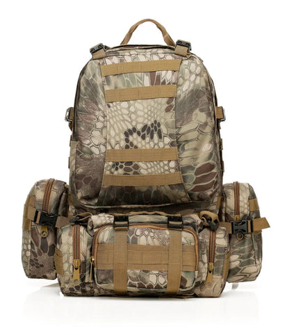 GO BAG 70L Total LARGE Capacity 4 in 1 Survival Tactical Empty Bugout Bag - Multiple Colors