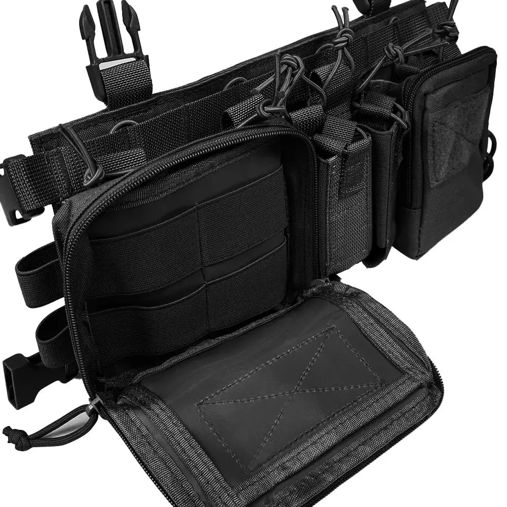 Tactical Chest Vest Rig with Multi-Pockets