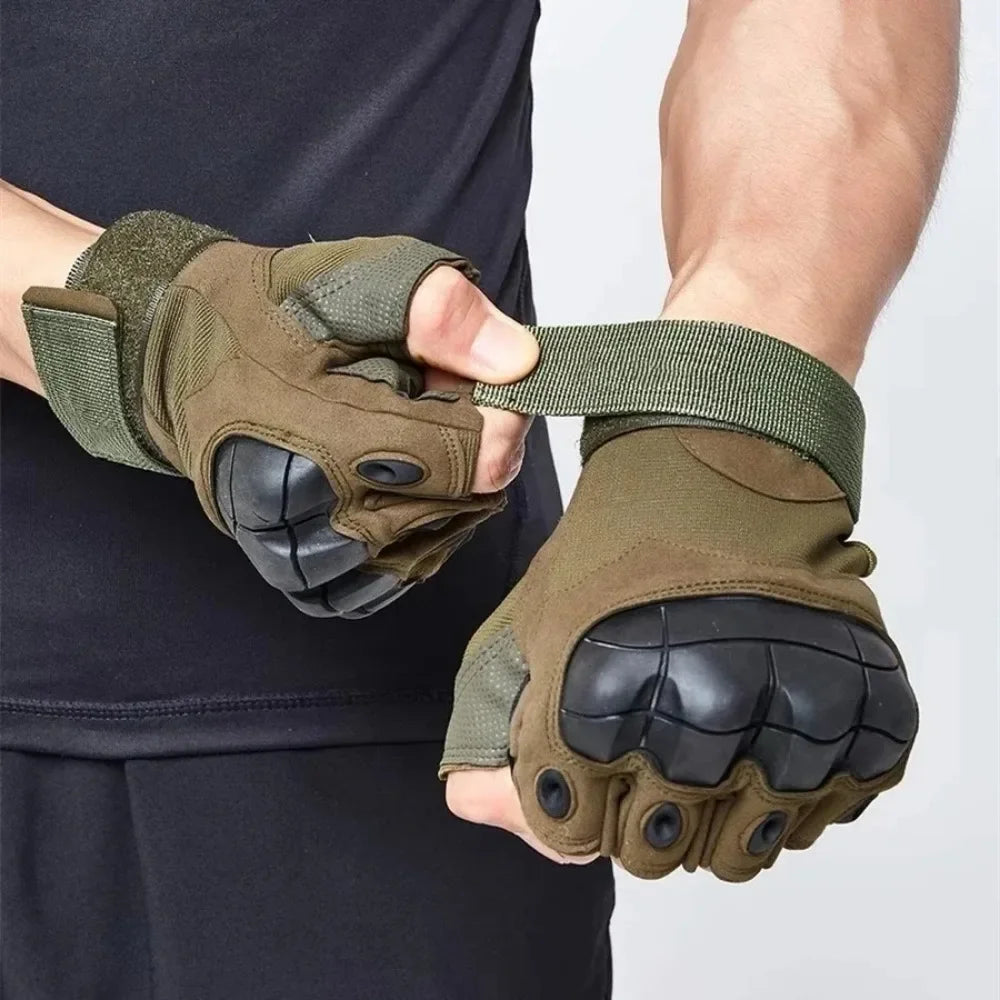 Outdoor Tactical Gloves Half Finger Gloves Protective Gear