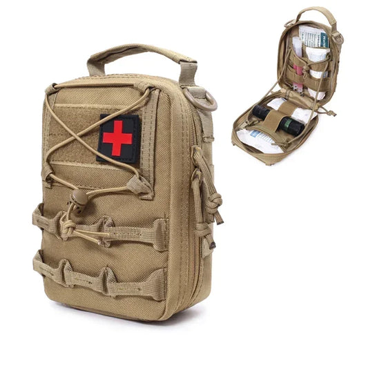 Empty EDC Medical Pouch Survival EMT Emergency Tool Bag Waist PackTactical Molle First Aid Kit Bag