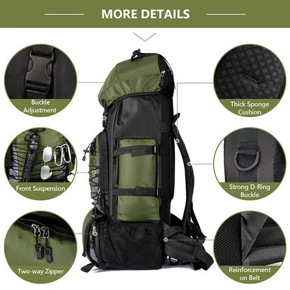 GO BAG 90L EXTRA LARGE  Survival Tactical Empty Bugout Bag - Multiple Colors