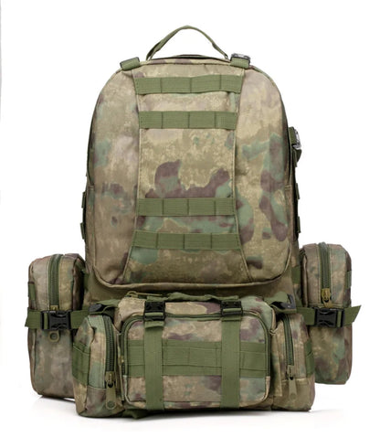 GO BAG 70L Total LARGE Capacity 4 in 1 Survival Tactical Empty Bugout Bag - Multiple Colors