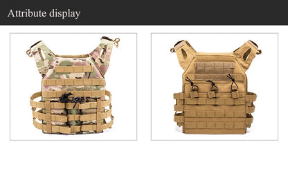 600D Tactical Vest Molle Plate Carrier Magazine Protective Vest