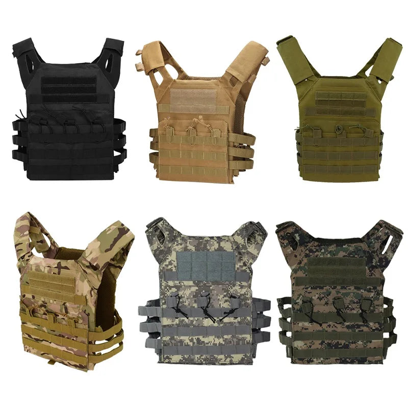 600D Tactical Vest Molle Plate Carrier Magazine Protective Vest