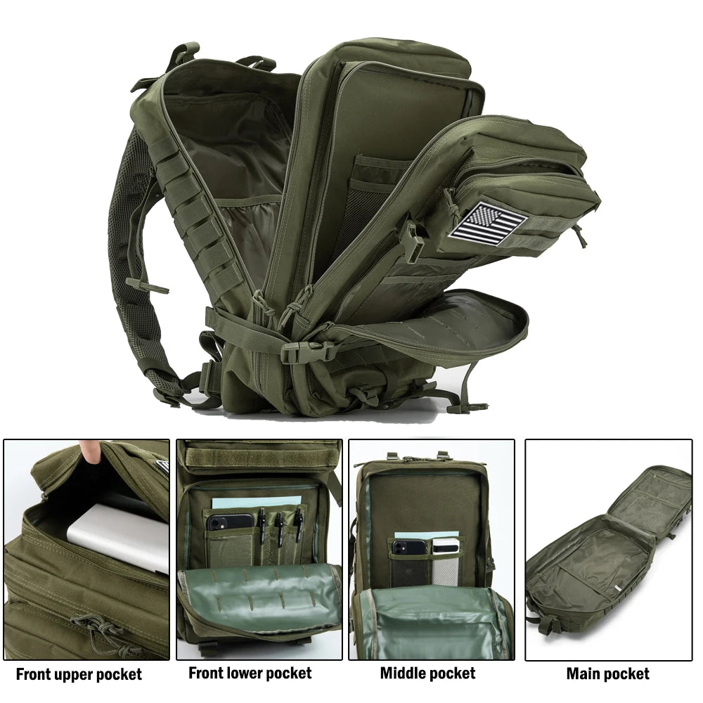 GO BAG 30L/50L Survival Tactical Empty Bugout Bag