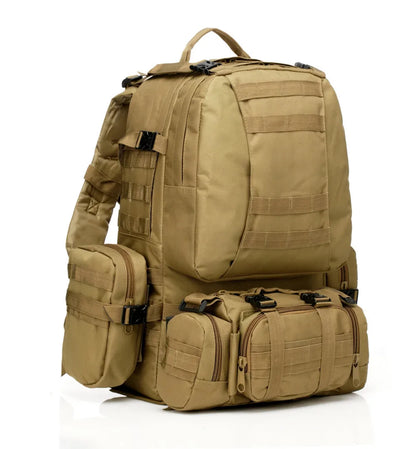 GO BAG 70L Total LARGE Capacity 4 in 1 Survival Tactical Empty Bugout Bag - Multiple Colors