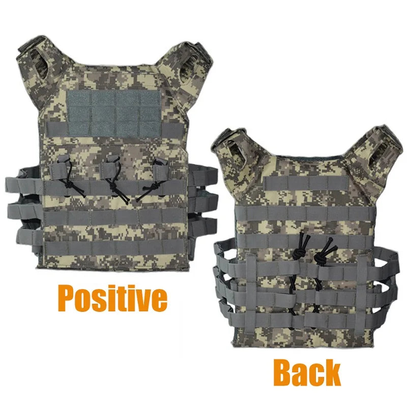 600D Tactical Vest Molle Plate Carrier Magazine Protective Vest