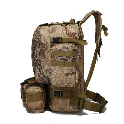 GO BAG 70L Total LARGE Capacity 4 in 1 Survival Tactical Empty Bugout Bag - Multiple Colors