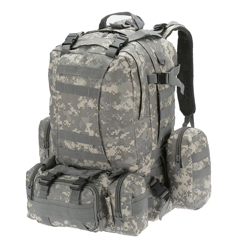 GO BAG 70L Total LARGE Capacity 4 in 1 Survival Tactical Empty Bugout Bag - Multiple Colors