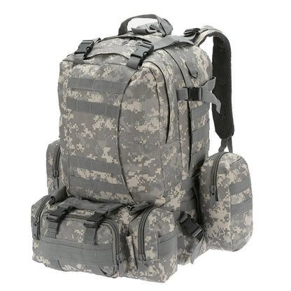 GO BAG 70L Total LARGE Capacity 4 in 1 Survival Tactical Empty Bugout Bag - Multiple Colors