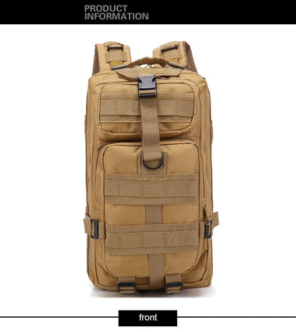 GO BAG 30L/50L Survival Tactical Empty Bugout Bag - Multiple Colors