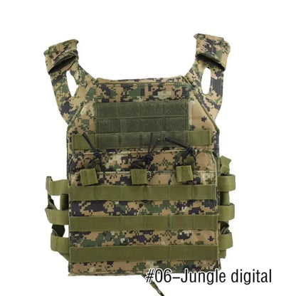 600D Tactical Vest Molle Plate Carrier Magazine Protective Vest