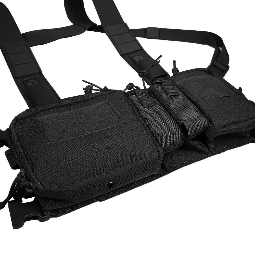 Tactical Chest Vest Rig with Multi-Pockets