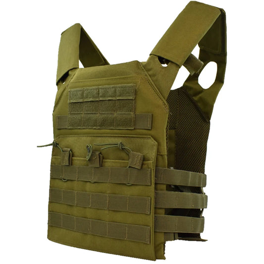 Tactical Molle Plate Carrier Vest - Multiple Colors