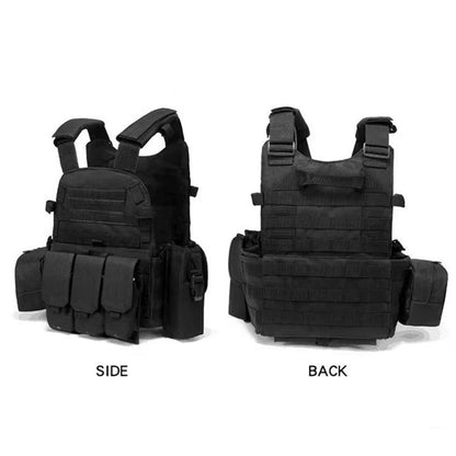 Nylon Tactical Vest  Plate Carrier Vest Combat MOLLE Military Vest Outdoor