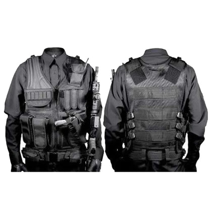 Tactical Vest Combat Gear Molle Protective Vest with Holster