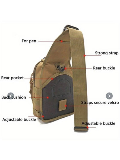 GO BAG 5L Survival Tactical Empty Small Chest Bag