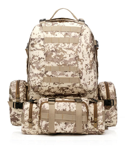 GO BAG 70L Total LARGE Capacity 4 in 1 Survival Tactical Empty Bugout Bag - Multiple Colors