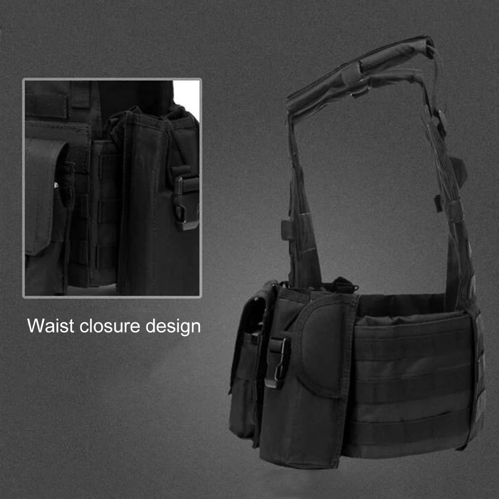 Nylon Tactical Vest  Plate Carrier Vest Combat MOLLE Military Vest Outdoor