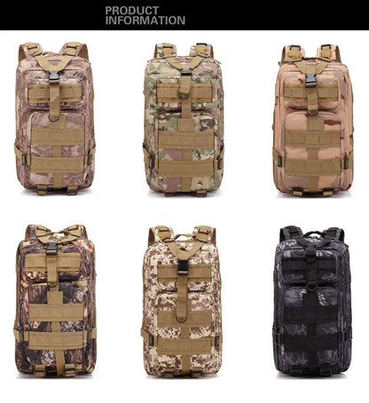 GO BAG 30L/50L Survival Tactical Empty Bugout Bag - Multiple Colors