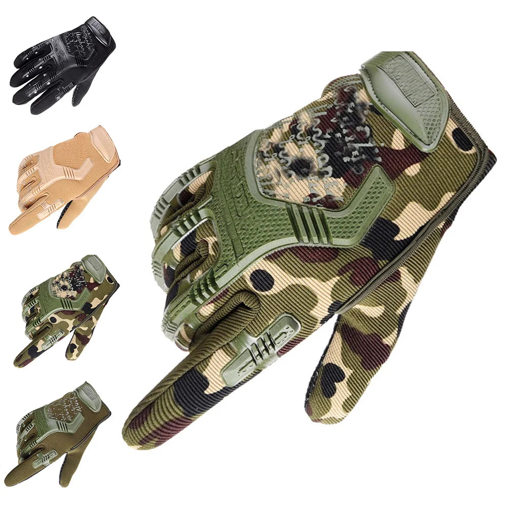 Tactical Gloves Anti-Skid Full Finger Gloves Multiple Colors