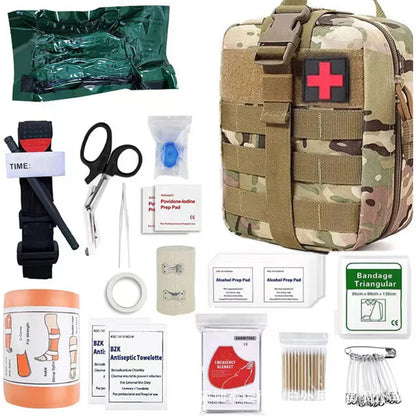 Portable Emergency Medical First Aid Bag Kit For  Survival Go Bag