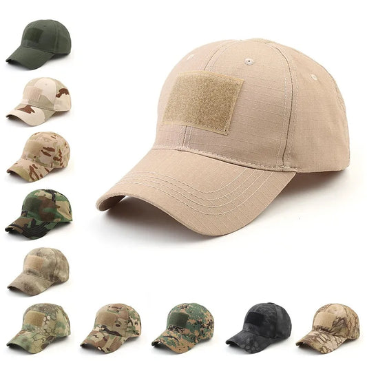 Camouflage Hat Tactical Camo Cap multiple colors