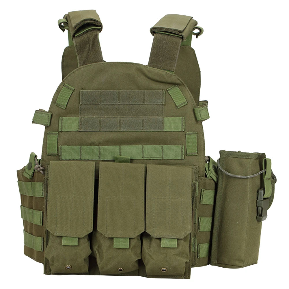 Nylon Tactical Vest  Plate Carrier Vest Combat MOLLE Military Vest Outdoor