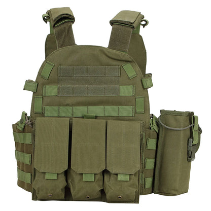 Nylon Tactical Vest  Plate Carrier Vest Combat MOLLE Military Vest Outdoor