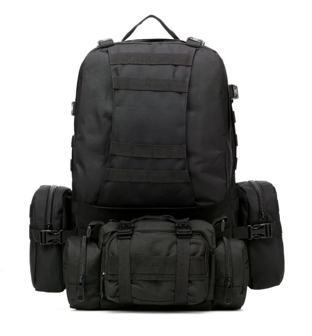 GO BAG 70L Total LARGE Capacity 4 in 1 Survival Tactical Empty Bugout Bag - Multiple Colors